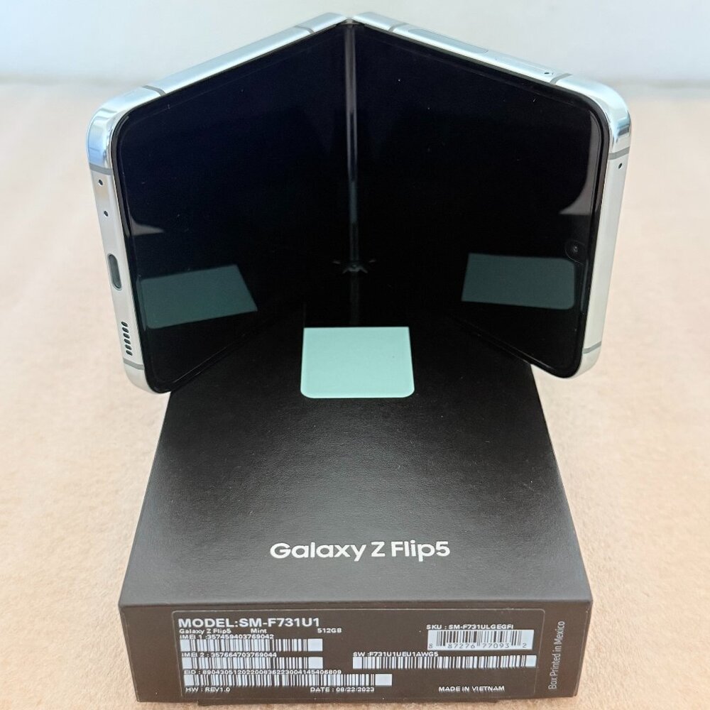 💯 Authentic📱Samsung📱 Galaxy Z Flip5 - 512 GB - Mint (Unlocked) - Picture 8 of 13